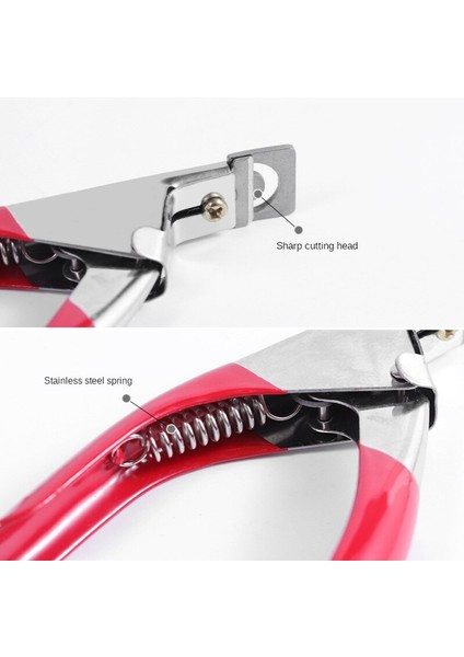 Tırnak Makası Profesyonel U Şeklinde Tırnak Makası Paslanmaz Çelik Manikür Araçları Tırnak Becerileri Makas Kelime Bıçağı (Yurt Dışından) fırsatları