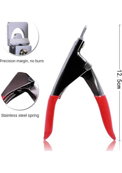 Tırnak Makası Profesyonel U Şeklinde Tırnak Makası Paslanmaz Çelik Manikür Araçları Tırnak Becerileri Makas Kelime Bıçağı (Yurt Dışından) indirimleri