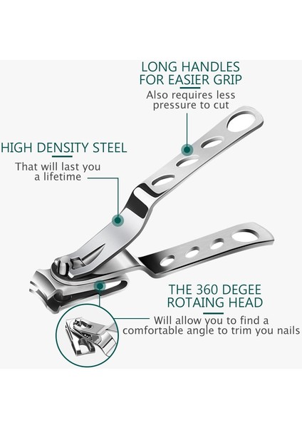 Boyutu 360 Derece Manikür Pedikür Aracı Döndür Döner Makas Düzeltici Ayak Tırnağı Ayak Tırnak Tırnak Makası Kesici Kesme Aletleri (Yurt Dışından) fiyatları