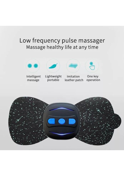 Mini Elektrikli Boyun Masajı Servikal Masaj Omurga Çıkartmalar Meridyen Vücut Masajı Kas Rölyef Ağrısı Sırt Gevşeme Aracı (Yurt Dışından) modelleri