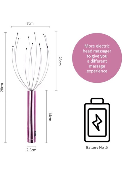 Elektrikli Pençe Masaj Vücut Masajı Ahtapot Kafa Derisi Boyun Relax Rölyef Ağrı Kafa Masajı Bakım Aracı Elektrikli Kafa Derisi Masajı (Yurt Dışından) fiyatları