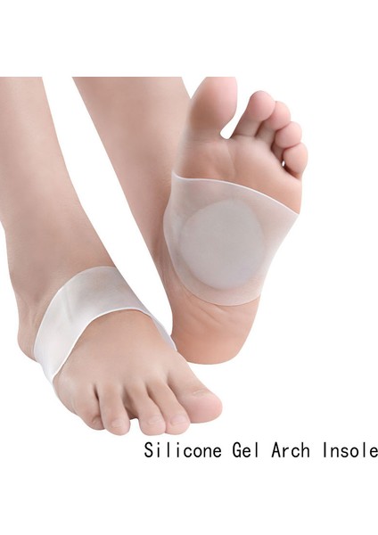 Silikon Jel Kemer Astarı Ayak Masajı Kemer Desteği Ekleme Pedleri Yumuşak Yao Mağazası (Yurt Dışından)