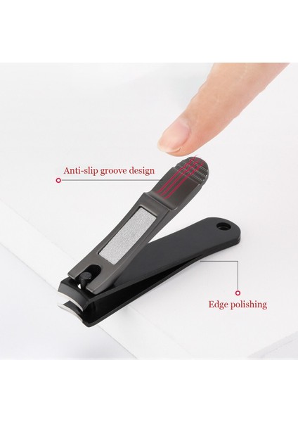 Taoye Teemo 1 Adet Siyah Paslanmaz Çelik Tırnak Makası Makinesi Profesyonel Tırnak Giyotin Yüksek Kaliteli Ayak Tırnak Makası Tırnak Araçları (Yurt Dışından) indirimleri