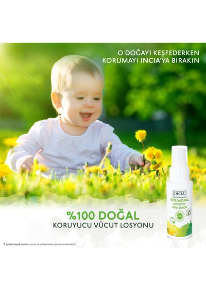 %100 Doğal Koruyucu Vücut Losyonu Sprey Yenidoğan Bebek Çocuk Için Limon Okaliptus Vegan 50 ml