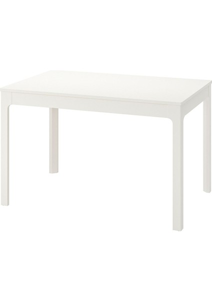 Ekedalen Açılır Yemek Masası, Beyaz 4-6 Kişilik, Açılabilir, 120/180X80 cm