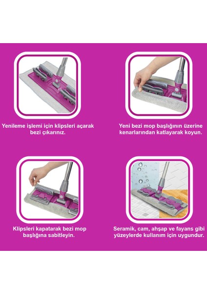 Clip Mop Paspas Temizlik Seti Mandallı fırsatları