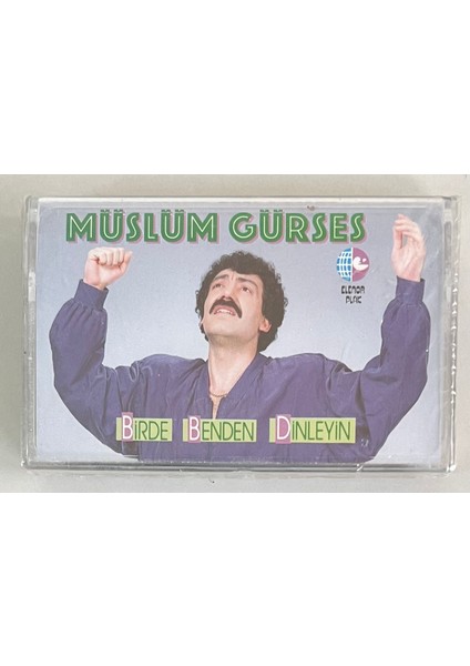 Müslüm Gürses Birde Benden Dinleyin Kaset (Jelatininde Sıfır Orjnal Dönem Baskı)