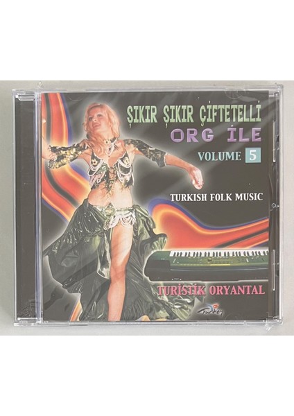 Şıkır Şıkır Çiftetelli Org Ile Volume 5 CD (Jelatininde Sıfır Orjnal Dönem Baskı)