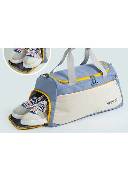 Çok Fonksiyonlu Seyahat Çantası, Büyük Kapasiteli Islak ve Kuru Ayırma Spor ÇANTASI-50*23*27CM-SIYAH (Yurt Dışından) fiyatları