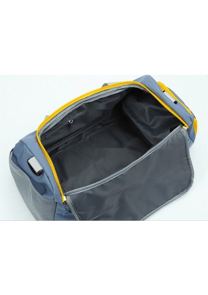 Çok Fonksiyonlu Seyahat Çantası, Büyük Kapasiteli Islak ve Kuru Ayırma Spor ÇANTASI-50*23*27CM-SIYAH (Yurt Dışından) modelleri