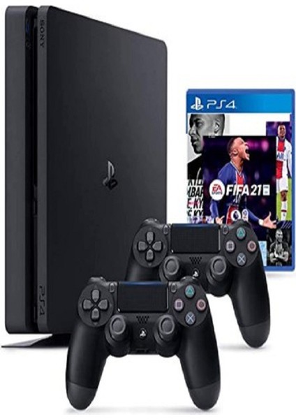 Playstation 4 500 Gb + 2.Dualshock + Fifa 2021