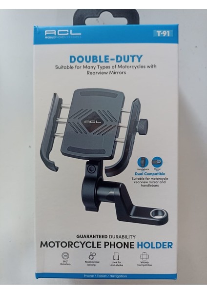 Telefon Tutucu Gidon Va Ayna Bağlantılı