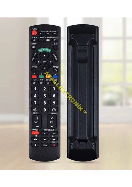 Panasonic Tv Kumanda EE9816 RM-D920+ N2QAYB000752 TX-L55ET5 TH-P50X10A TH-P50G10A TH-P50S10A TH-P54S10A TX-P42XT50 TX-P50XT50 TX-LR32ET5 N2QAYB 000487 TX-L42E3E Universal Kumanda - Tüm Modeller
