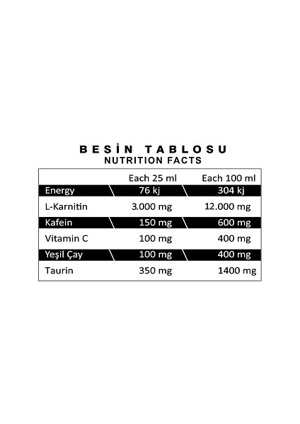 Thermogenic L-Carnitine 3000 Mg 20 Ampul Böğürtlen Aromalı