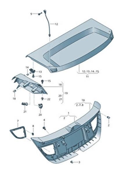 Seat Leon 2006-2013 Pandizot Ayağı 1P0867575A