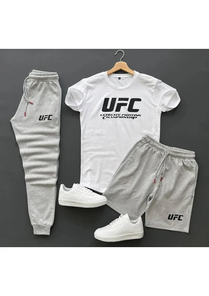 Moda Wear Unısex Ufc Baskılı 3lükombin Set....