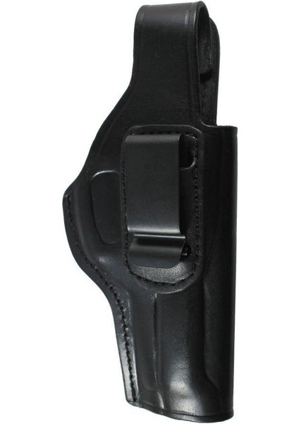 Sig Sauer P-226 Belt Maşalı Deri Kılıf Siyah