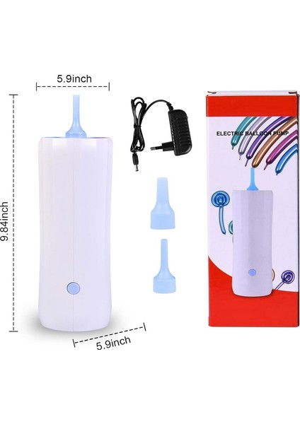 1pcs Vıp Sausage Balloon Electrıc Balloon Pump Vıp Kalite Elektrikli Sosis Balon Pompası 2 Aparatlı