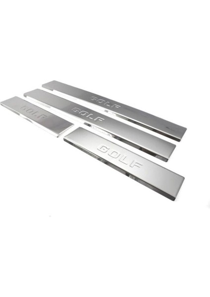 Golf 6 Kapı Eşiği 2010 > 2013 Krom 4 Parça Paslanmaz Çelik