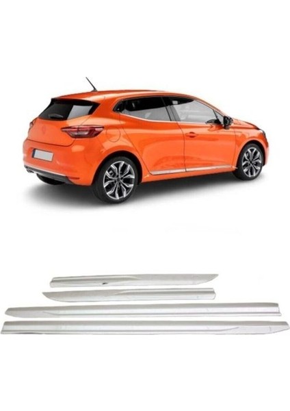 Clio 5 Yan Kapı Çıtası Krom 4 Parça 2019 ve Sonrası Paslanmaz Çelik indirimleri
