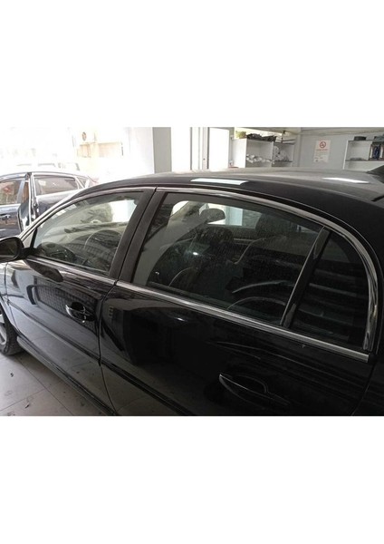 Opel Vectra C Krom Cam Üst Çıtası 4 Parça Paslanmaz Çelik 2002 - 2008 Üst Cam Kromu