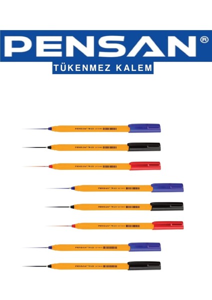 Tr-23 Tükenmez Kalem Karışık 8'li Set