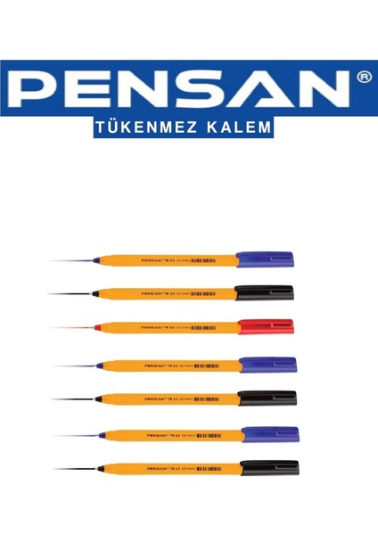 Tr-23 Tükenmez Kalem Karışık 7'li Set