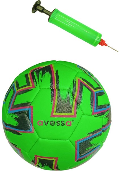 FT-300-103 Futbol Topu No5 Yeşil Pompalı