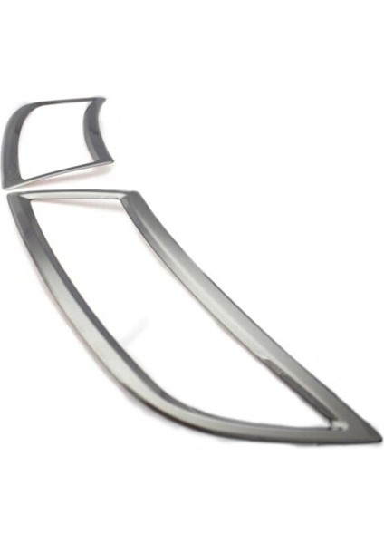 Skoda Super B Egzos Difüzör Çıkış Kromu 2015 > 2 Parça Paslanmaz Çelik