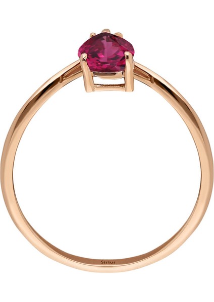 Pırlanta ve Damla Kesim Pembe Turmalin Taşlı Yüzük 0402R0003 modelleri