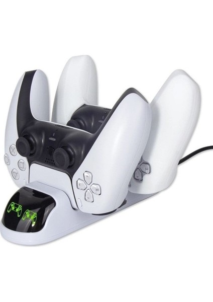 Ps5 Joystick Şarj Standı Dualsense Göstergeli Şarj Istasyonu Uyumlu modelleri