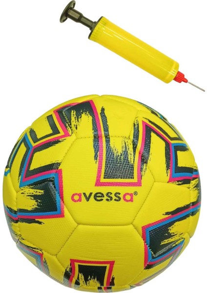 FT-300-101 Futbol Topu No5 Sarı Pompalı