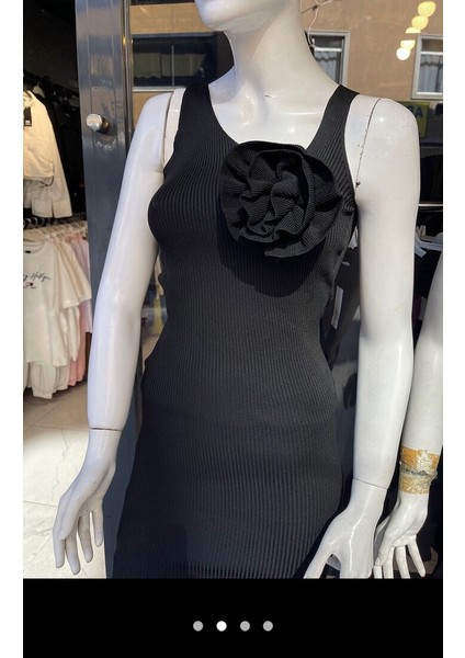 Fitilli Kaşkorse Mini Elbise