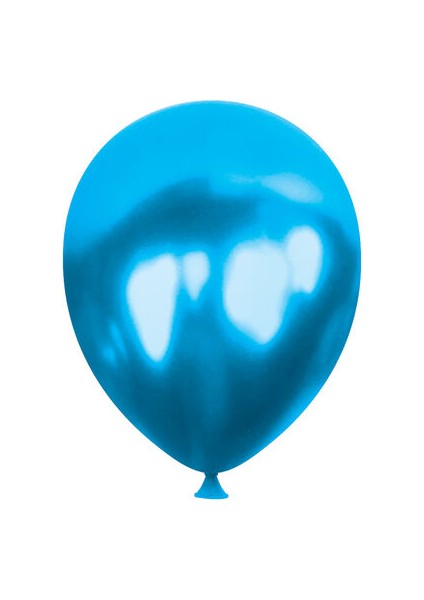Metalik Balon Pako Baskısız 12 " 100LÜ -Mavi-