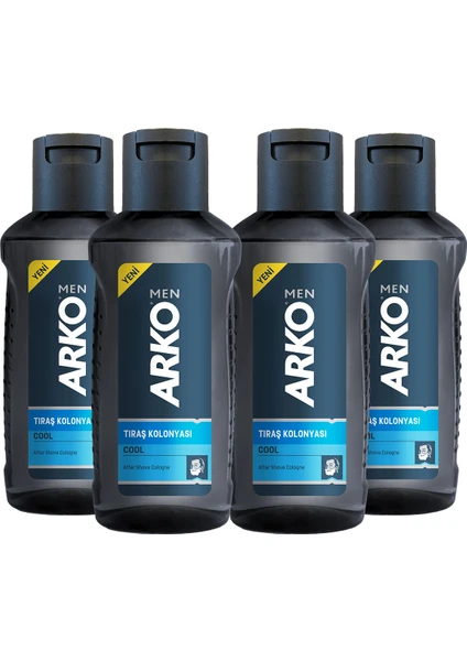 Arko Men Cool Erkek Tıraş Kolonyası 4X255 ml