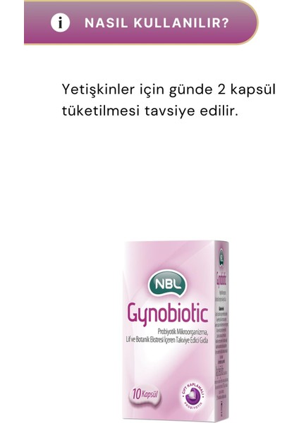 Gynobiotic 10 Kapsül 3'lü Paket