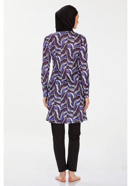 Likralı Tesettür Mayo Helena 9214 Siyah indirimleri