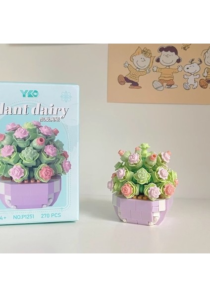 Yko Mini Saksı Bitkisi Yapı Blokları P1251 (Yurt Dışından)