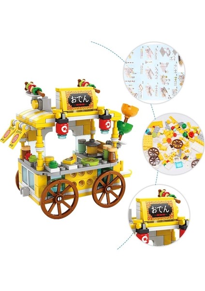 Lele Brother Children Mini City Street Scene Bina Taşları Birleştirme, Stil: 8537-8 Kek Mağazası (Yurt Dışından) fiyatları