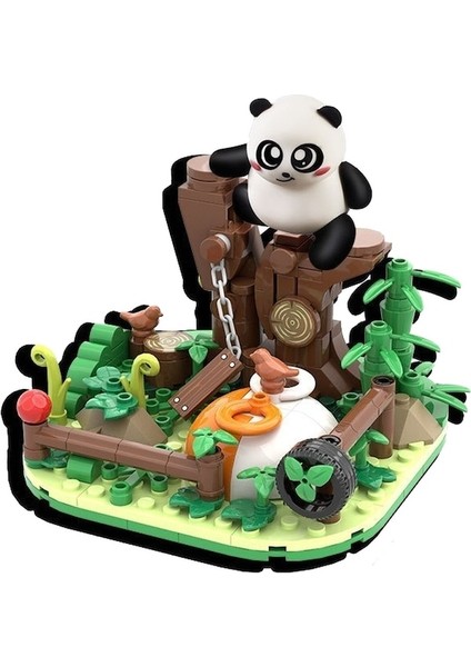Hyt-Yapı Taşı Oyuncak Panda Serisi Çocuk Yapı Oyuncakları (Yurt Dışından)