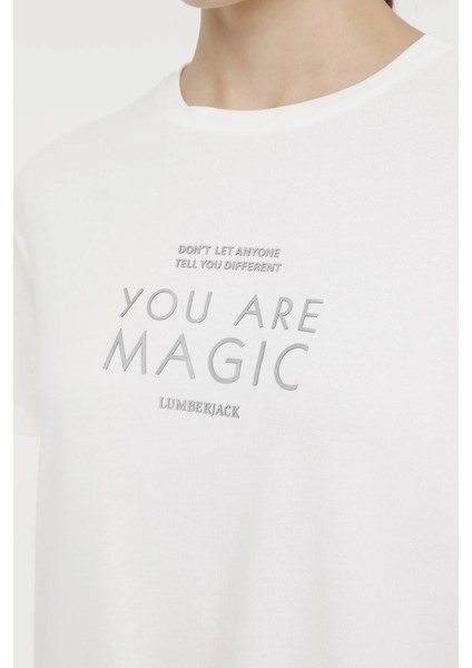 Wl Larına 4fx Ekru Kadın Tişört 101546223 11CK2230 fırsatları