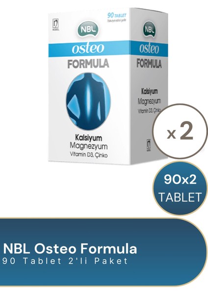 Osteo Formula 90 Tablet 2'li Paket