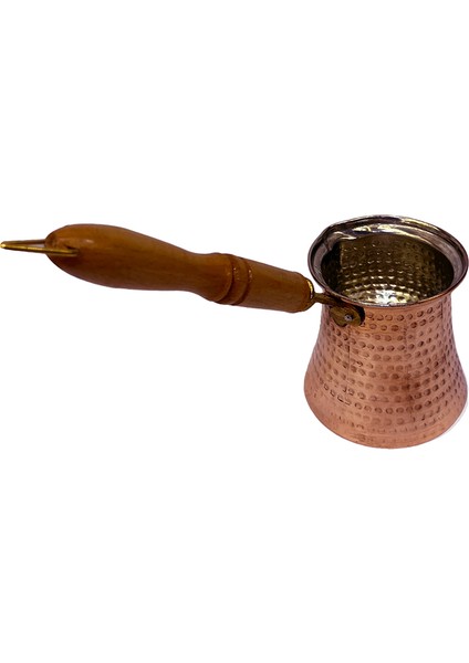 5 Kişilik Bakır Cezve Ahşap Kulp modelleri