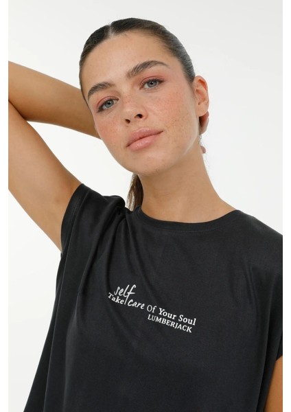 Wl Blaır 4fx Siyah Kadın Kısa Kol T-Shirt 11CT1092 fırsatları