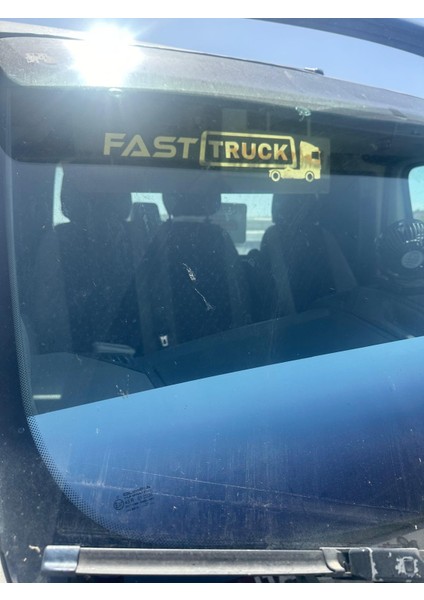 Kamyon Tır Dekor Plaka Fast Truck Siyah indirimleri