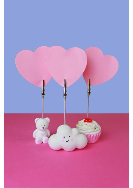 Sevimli Beyaz Bulut Fotoğraf Not Tutacağı Notluk Not Tutucu fiyatları