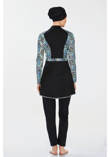 Likralı Tesettür Mayo Jalıssa 9227 Siyah indirimleri