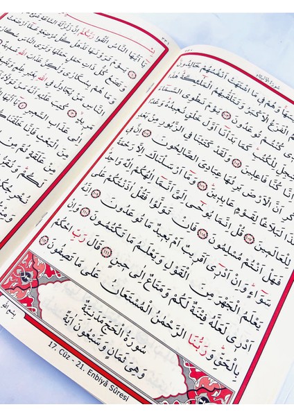 Kur’An-I Kerim Hatim Seti 30 Cüz (Çantalı, Orta Boy)