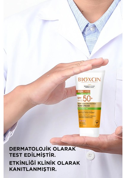 Sun Care Akneye Eğilimli Ciltler İçin Güneş Kremi 50 Spf - Akne, Dry Touch, Mat - Büyük Boy 150 ml