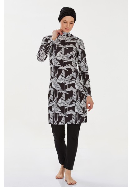 Likralı Tesettür Mayo Merıah 9206 Siyah fiyatları
